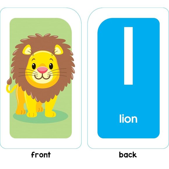 School Zone Alphabet Flash Cards Ages 3+ Preschool Letter & Word Learning - Picture 6 of 7